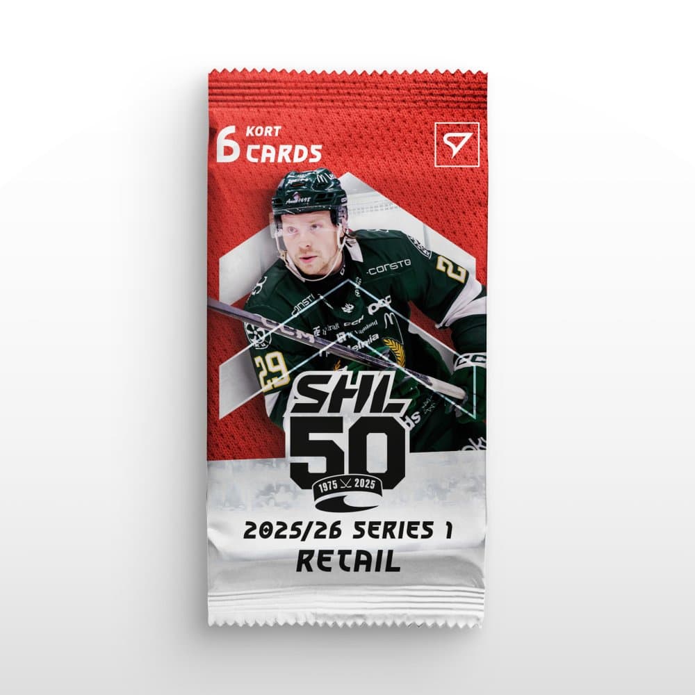 Retail-paket – Hockeykort SportZoo SHL 2025/26 - Serie 1